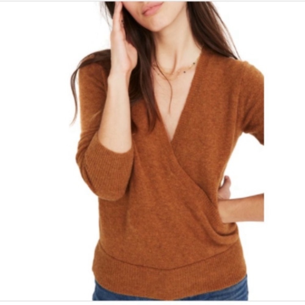 NWT Madewell Faux Wrap Sweater